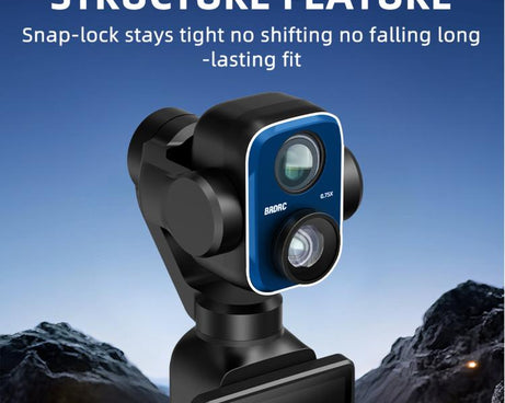 For DJI Osmo Pocket 4P 115 Degree Wide-angle External Filter