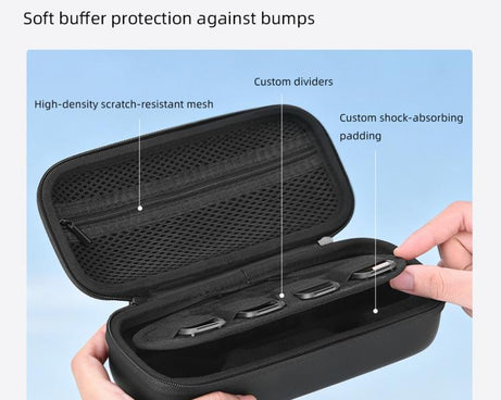 For DJI Osmo Pocket 4P BRDRC Portable Camera Filter Carrying Case