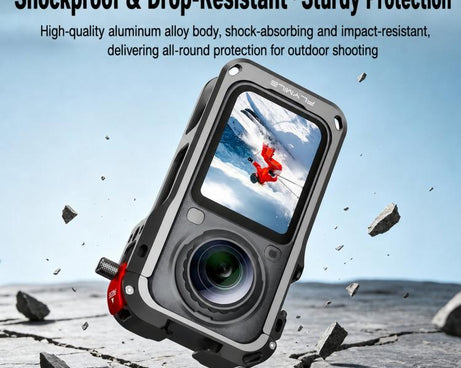 For Insta360 X6 Flymile Action Camera Cage Protective Shockproof Frame
