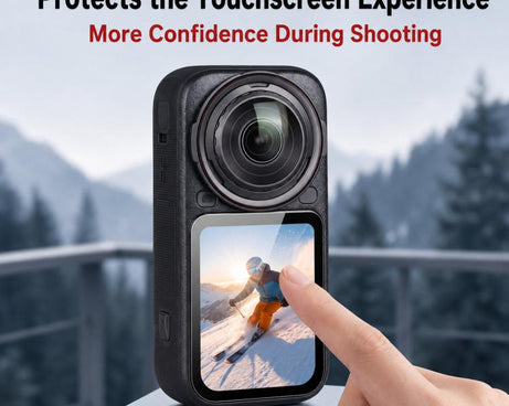 For Insta360 X6 Tempered Glass Screen Protector Ultra-Clear Full Coverage Film, 1 Set, 2 Sets