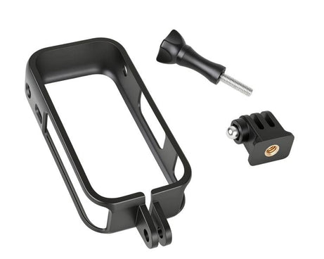 For Insta360 X6 Frame Cage Drop-Resistant Protective Case Shel with 1/4-inch Mount Adapter, PVC Cage
