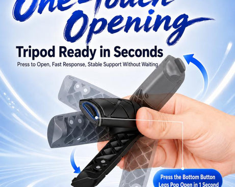 Mini Tripod Quick Release Desktop Stand & Handheld Grip for DJI / Insta360 / GoPro HERO Series Action Camera