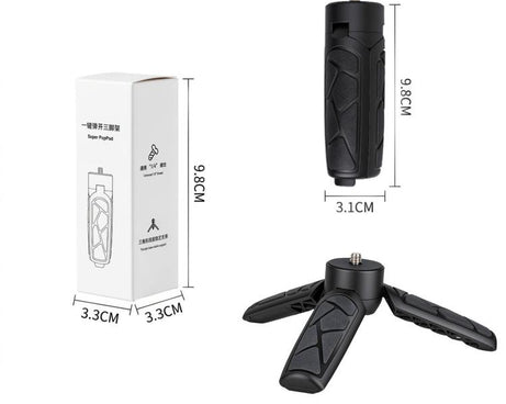 Mini Tripod Quick Release Desktop Stand & Handheld Grip for DJI / Insta360 / GoPro HERO Series Action Camera