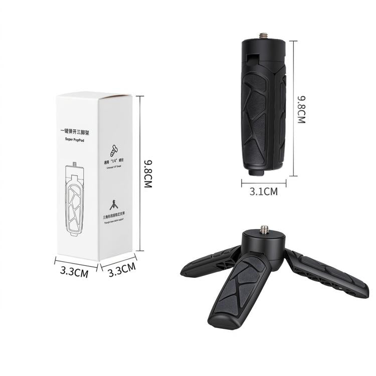 Mini Tripod Quick Release Desktop Stand & Handheld Grip for DJI / Insta360 / GoPro HERO Series Action Camera
