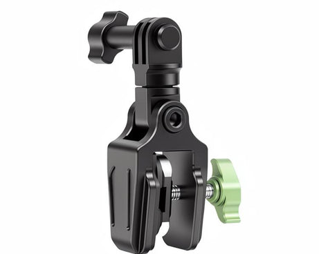 Motorcycle Windshield Camera Mount 360-degree Rotation Clip Holder for DJI, Insta360, GoPro and Other Action Cameras