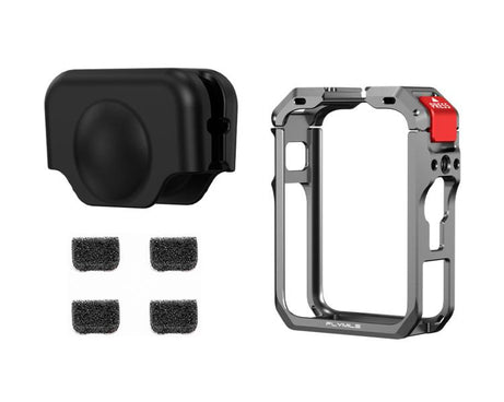 For DJI Osmo 360 II Flymile Camera Protective Cage Lens Cap Frame