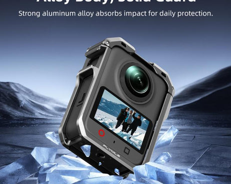 For DJI Osmo 360 II Flymile Camera Protective Cage Lens Cap Frame