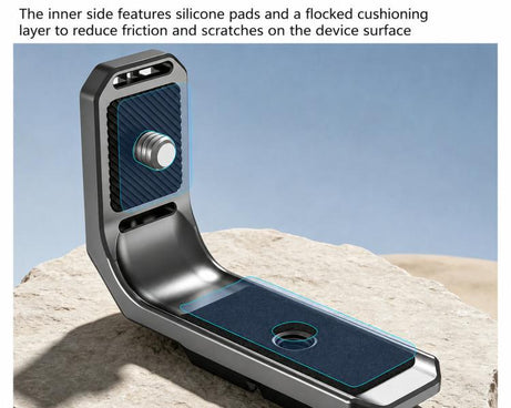 For Insta360 X6 Flymile L-Plate Quick-Release Horizontal Vertical Shooting Adapter Bracket