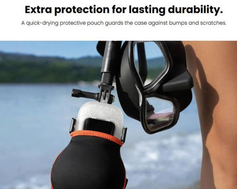 For Insta360 X6 Original Professional Fully Invisible Diving Housing, 60m Waterproof, 60m Diving Housing