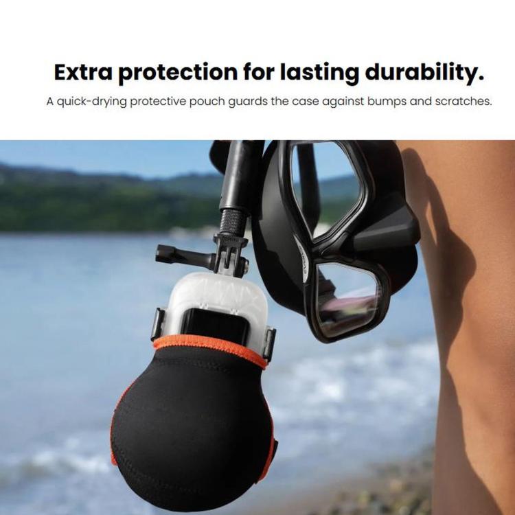 For Insta360 X6 Original Professional Fully Invisible Diving Housing, 60m Waterproof, 60m Diving Housing