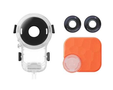 For Insta360 X6 Original Professional Fully Invisible Diving Housing, 60m Waterproof, 60m Diving Housing