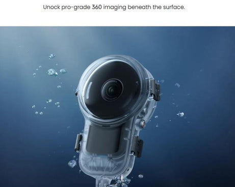 For Insta360 X6 Original Professional Fully Invisible Diving Housing, 60m Waterproof, 60m Diving Housing