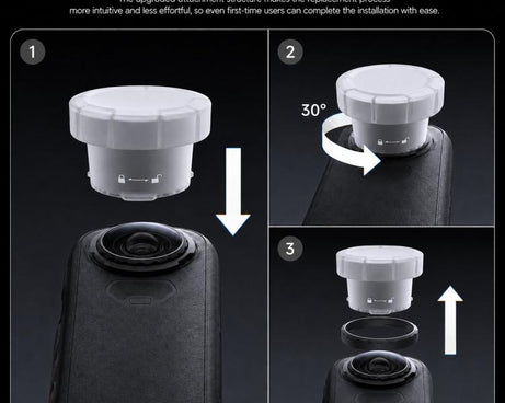 For Insta360 X6 Original Interchangeable Lens Kits, Single Lens