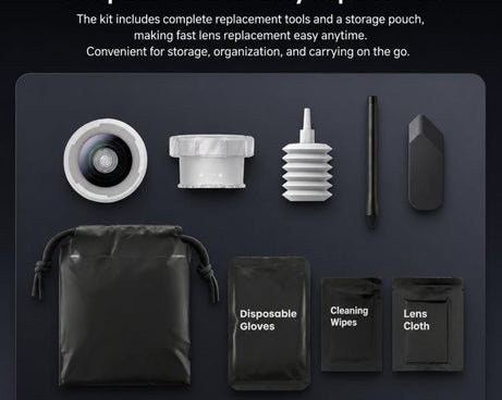 For Insta360 X6 Original Interchangeable Lens Kits, Single Lens
