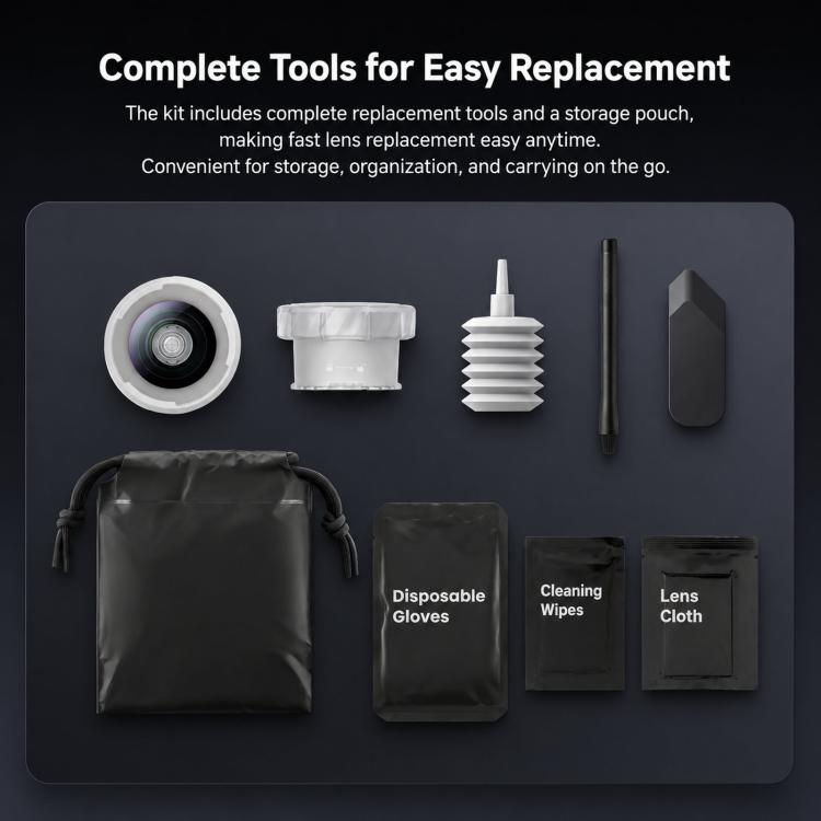For Insta360 X6 Original Interchangeable Lens Kits, Single Lens