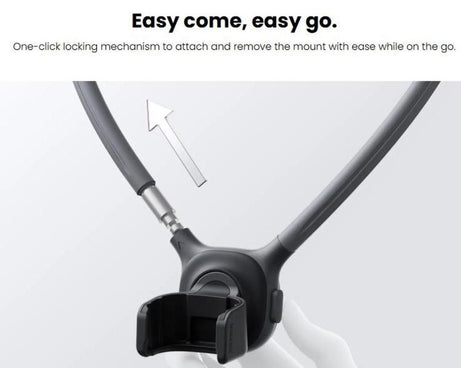 For Insta360 Luna Ultra / Pro Original Neck Mount, Neck Mount