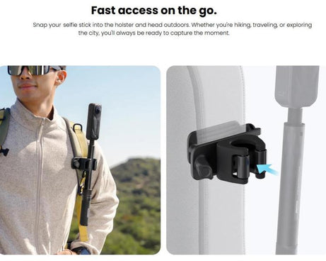 For Insta360 Original Selfie Stick Backpack Mount