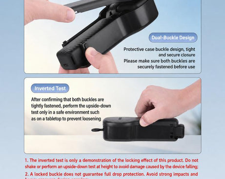For DJI Osmo Pocket 4P BRDRC Lens Screen Drop Protection Case