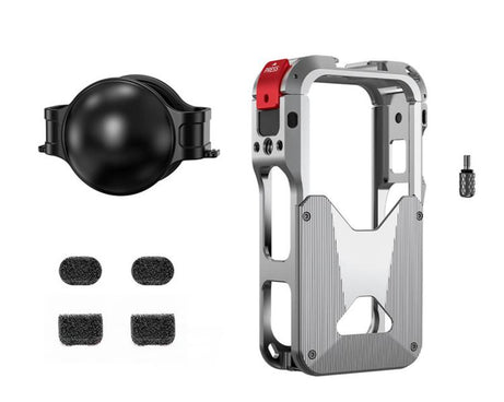 For Insta360 X6 Flymile Heat Dissipation Cage Camera Shockproof Protective Frame