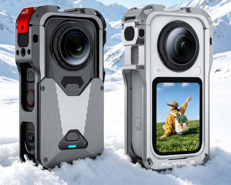 For Insta360 X6 Flymile Heat Dissipation Cage Camera Shockproof Protective Frame