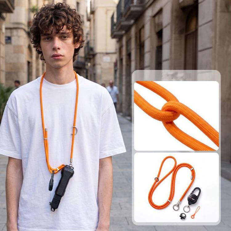aMagisn Retractable Camera Crossbody Strap Neck Lanyard Cord for DJI Osmo Pocket 4/3, Insta360 Luna Ultra