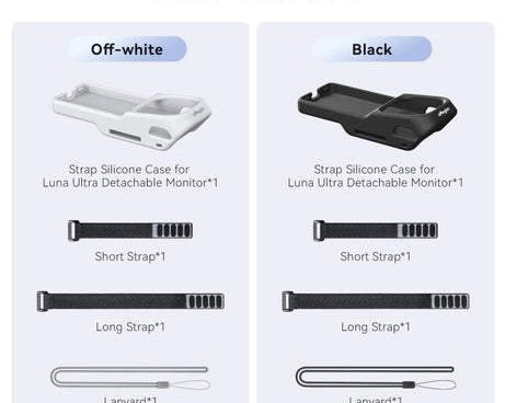For Insta360 Luna Ultra Detachable Screen Monitor aMagisn Strap Silicone Case Adjustable Wristband Cover