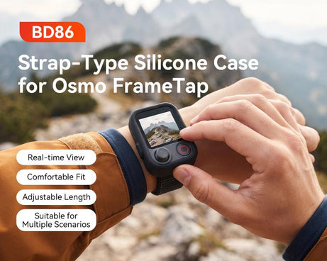 For DJI Osmo FrameTap aMagisn Strap Silicone Case Remote Monitor Adjustable Wristband Cover, aMagisn