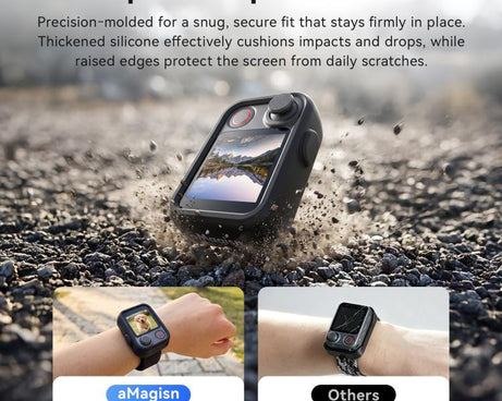 For DJI Osmo FrameTap aMagisn Strap Silicone Case Remote Monitor Adjustable Wristband Cover, aMagisn