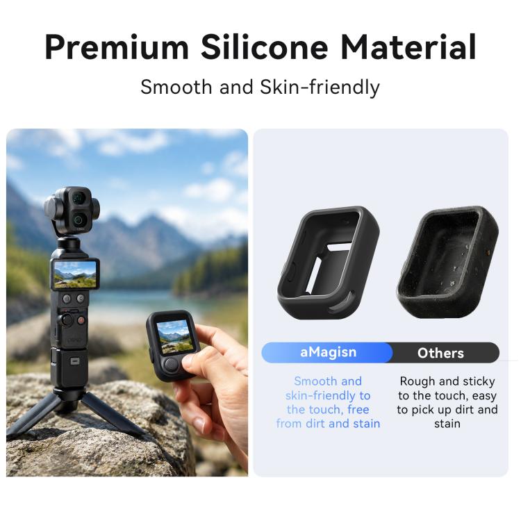 For DJI Osmo FrameTap aMagisn Strap Silicone Case Remote Monitor Adjustable Wristband Cover, aMagisn