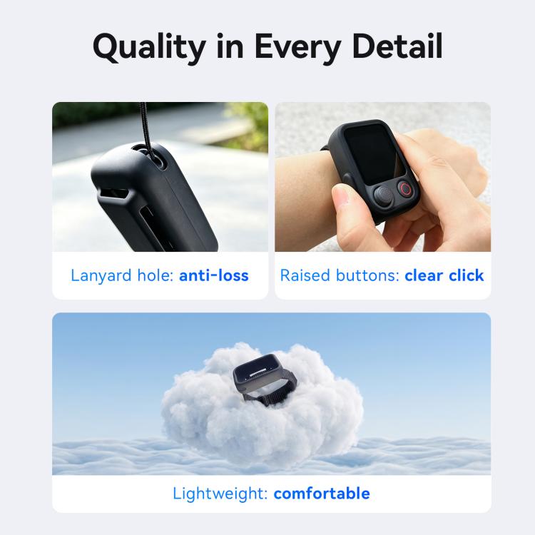 For DJI Osmo FrameTap aMagisn Strap Silicone Case Remote Monitor Adjustable Wristband Cover, aMagisn