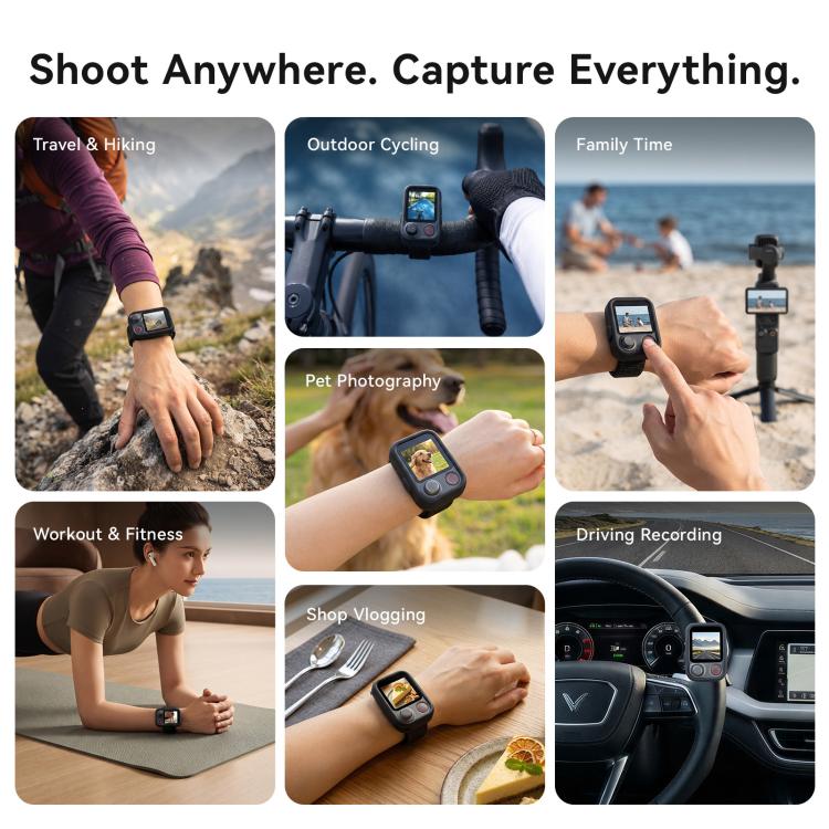 For DJI Osmo FrameTap aMagisn Strap Silicone Case Remote Monitor Adjustable Wristband Cover, aMagisn