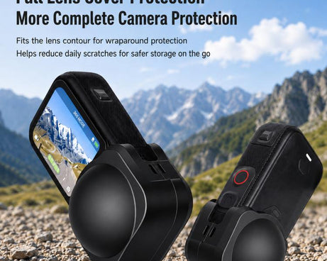 For Insta360 X6 Silicone Lens Cap Anti-Scratch Soft Camera Lens Cover