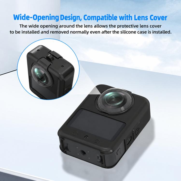 For DJI Osmo 360 / 360 II Flymile Camera Silicone Lens Cover