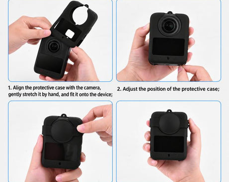 For DJI Osmo 360 / 360 II Flymile Camera Silicone Lens Cover