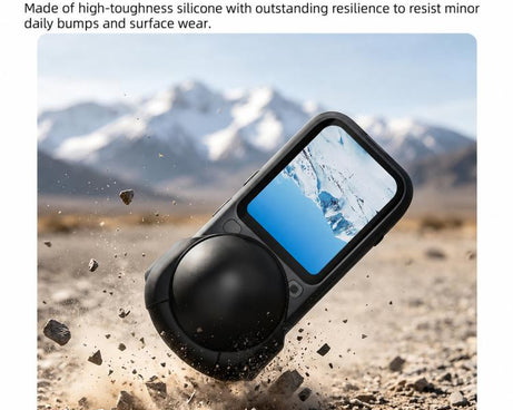 For Insta360 X6 Flymile Action Camera Dustproof Silicone Lens Cover