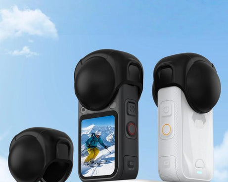 For Insta360 X6 Flymile Action Camera Dustproof Silicone Lens Cover