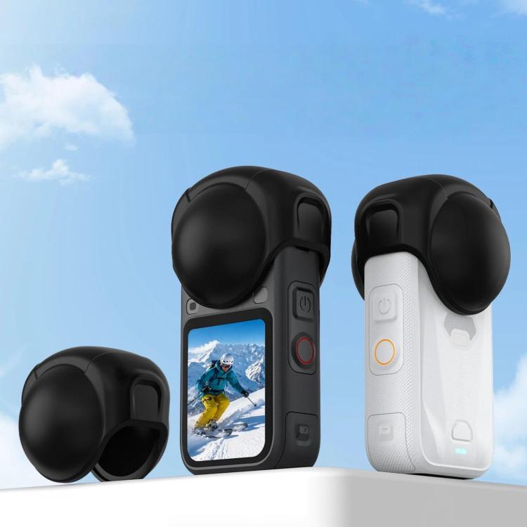 For Insta360 X6 Flymile Action Camera Dustproof Silicone Lens Cover