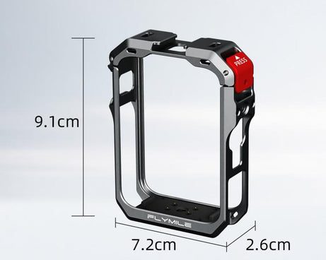 For DJI Osmo 360 II Flymile Quick-Release Extended Protective Cage Lens Cap