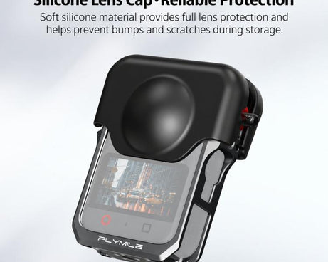 For DJI Osmo 360 II Flymile Quick-Release Extended Protective Cage Lens Cap