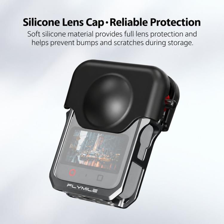 For DJI Osmo 360 II Flymile Quick-Release Extended Protective Cage Lens Cap