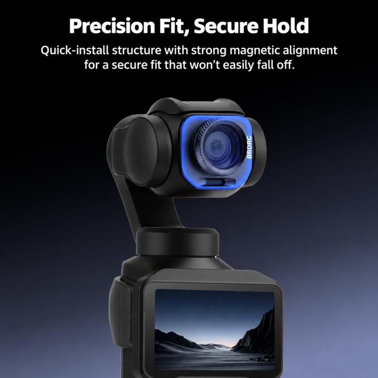 For Insta360 Luna Pro BRDRC External 108-Degree Wide-Angle Lens