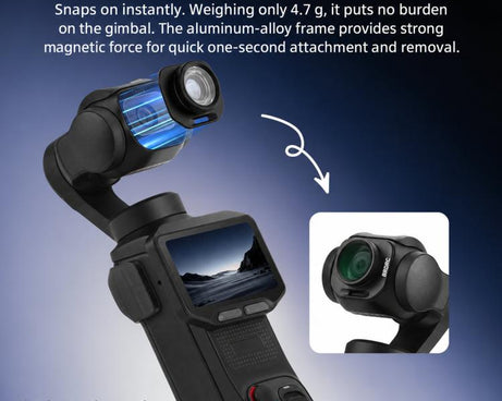 For Insta360 Luna Pro BRDRC External 108-Degree Wide-Angle Lens