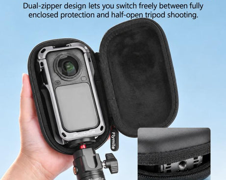 For Insta360 X6 Flymile Portable Rabbit Cage Storage Bag Camera Handbag