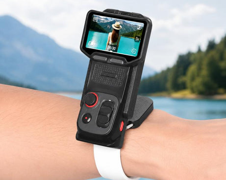 For Insta360 Luna Ultra Wrist Strap Mount Frame Remote Screen Holder