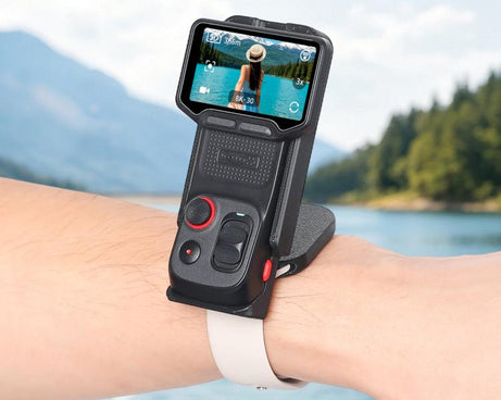 For Insta360 Luna Ultra Wrist Strap Mount Frame Remote Screen Holder