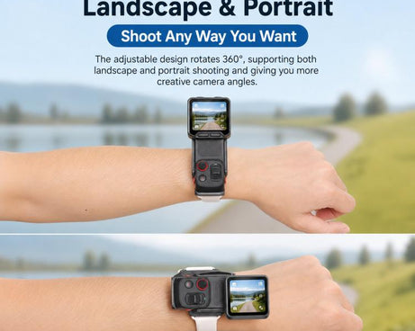 For Insta360 Luna Ultra Wrist Strap Mount Frame Remote Screen Holder