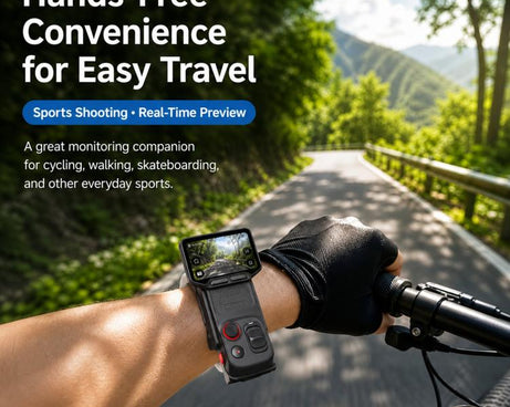 For Insta360 Luna Ultra Wrist Strap Mount Frame Remote Screen Holder
