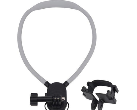 For Insta360 Luna Pro / Ultra Dual Cold Shoe Expansion Cage, Only Cage, Neck Mount Set
