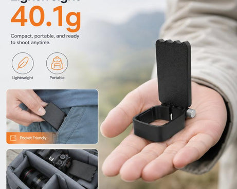 For Insta360 Luna Pro / Ultra Magnetic Mount Holder with 180-degree Adjustable Base, Base Type