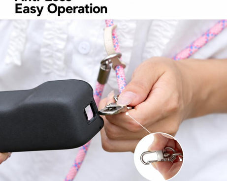 Cwatcun D232 Camera Lanyard 2 In 1 Crossbody Neck Strap Adjustable Wrist Rope With 1/4 Screw Quick Release Clasp, Small Pink, Small Light Gray, Medium Light Gray